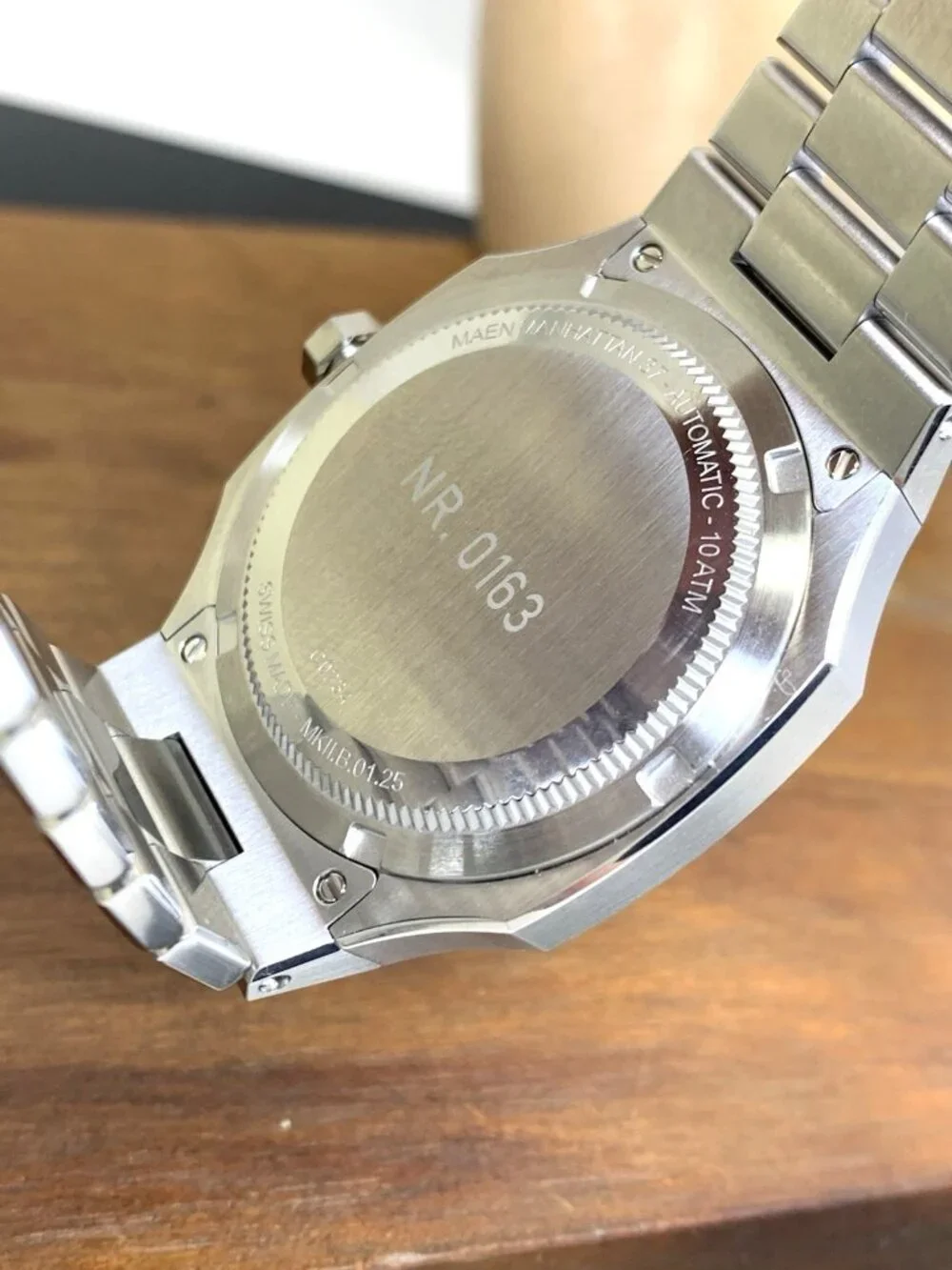 Maen x IFL Watch Swiss Automatic Gotham Manhattan After Dark Hand Painted Dial
